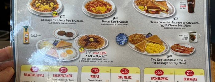 Waffle House is one of Favorite Food.