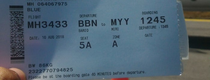 Bario Airport is one of @Sarawak, Malaysia #4.