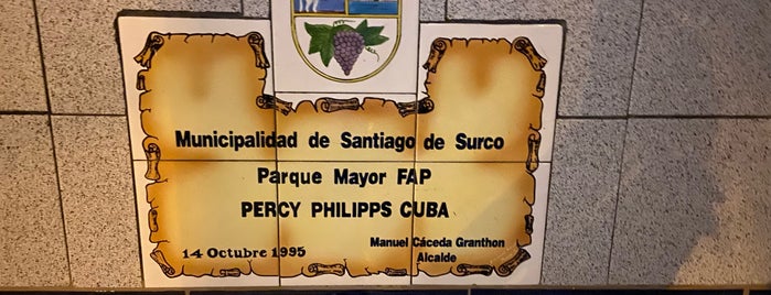 Parque Zaragoza (Percy Phillips) is one of Parques en Surco.