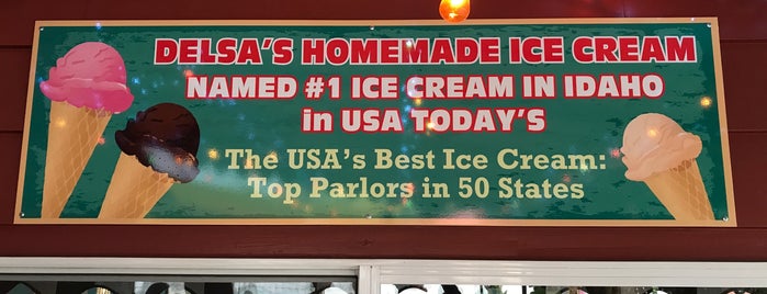 Delsa's Ice Cream Parlour is one of 아이다호.