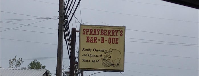 Sprayberry's Barbeque is one of Tempat yang Disimpan John.
