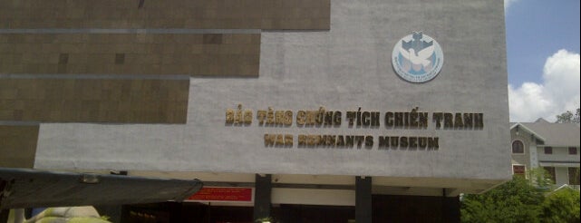 Bảo Tàng Chứng Tích Chiến Tranh (War Remnants Museum) is one of SE Asia favorites.