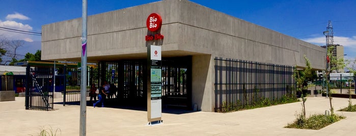 Metro Bio-bio linea  6 is one of Estaciones del Metro de Santiago.