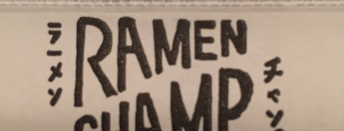 Ramen Champ is one of LA.