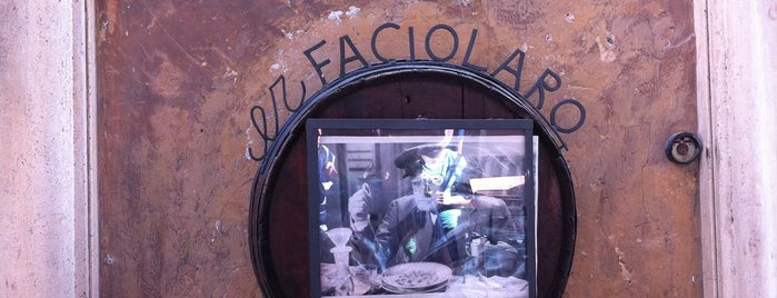 Er Faciolaro is one of Rome Restaurants.