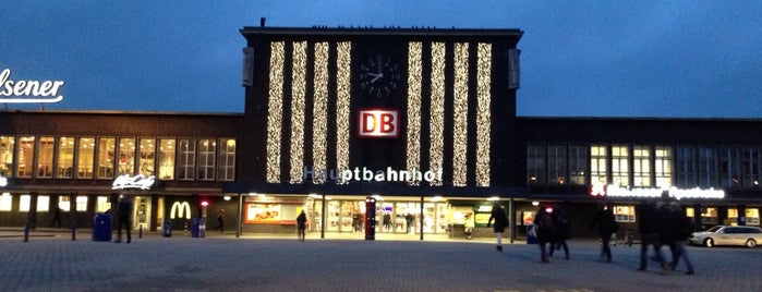 Duisburg Hauptbahnhof is one of Dusseldorf & Cologne.