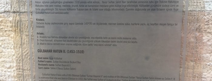 Gülbahar Hatun Türbesi is one of Posti che sono piaciuti a Enohpi.