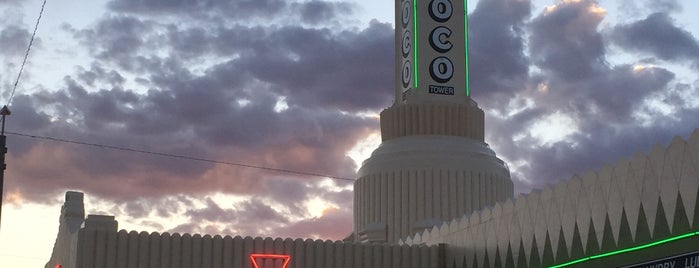 Historic Conoco Gas Station is one of Route 66 Roadtrip.