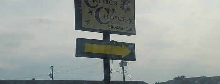 Critics Choice is one of Places to eat in Alexandria and Pineville, LA.