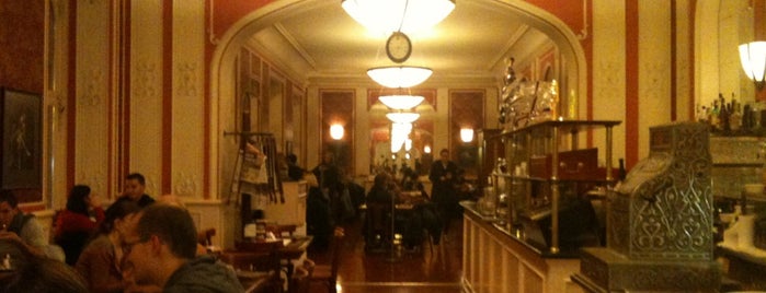 Café Louvre is one of Hedonists recommend.