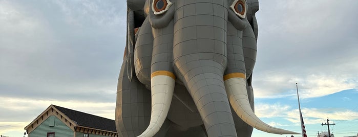 Lucy the Elephant is one of Roadside Discoveries.