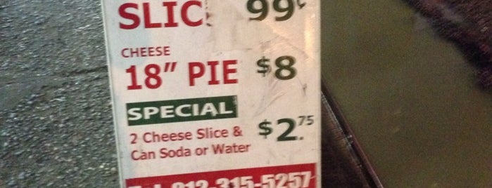 99¢ Pizza Spot is one of Lugares favoritos de Michelle.