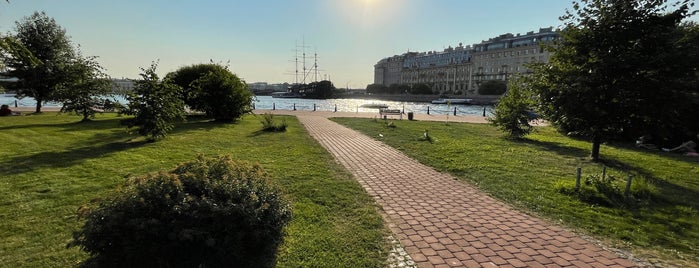 Стрелка Заячьего острова is one of Санкт-Петербург.