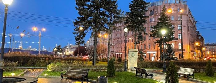 Площадь Академика Лихачёва is one of St. Petersburg.