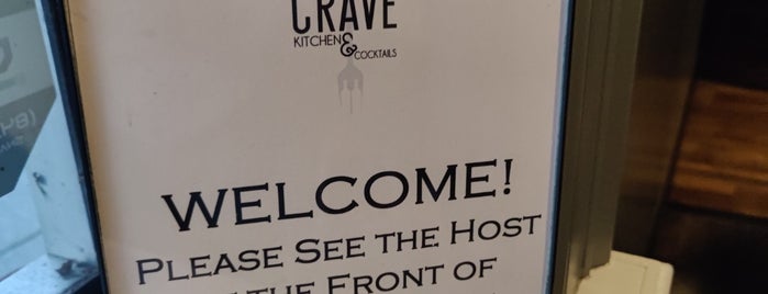 Crave Kitchen & Cocktails is one of Favorites.