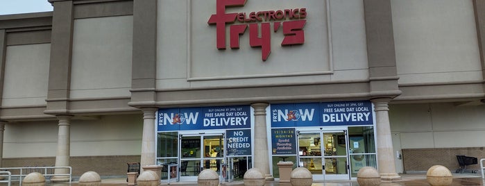Fry's Electronics is one of Want To Go.