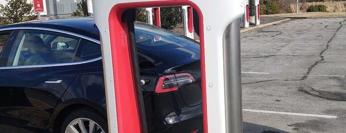 Tesla Supercharger is one of Tesla Superchargers (Visited).