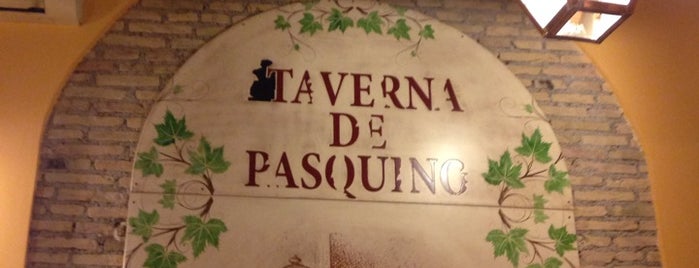 Taverna de Pasquino is one of Francesco 님이 좋아한 장소.