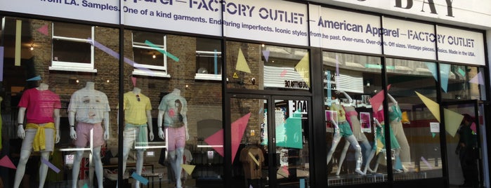 American Apparel London Factory Outlet is one of london.