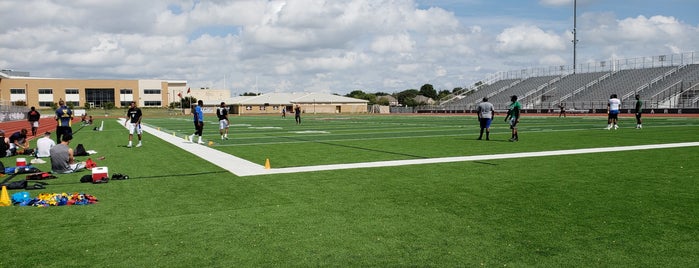 Marcus High School Stadium is one of Lugares favoritos de Bill.