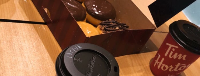 Tim Hortons is one of - : понравившиеся места.