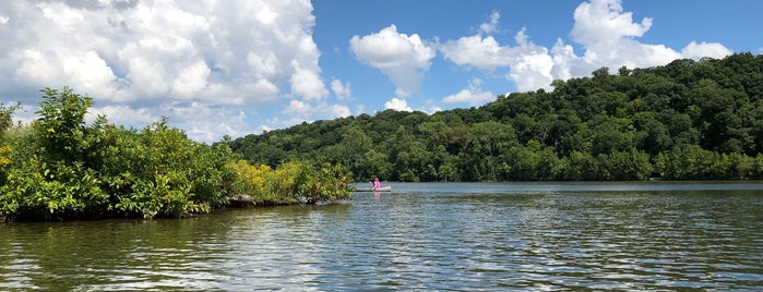 Kayaking on Creve Coeur Lake is one of Parks in St. Louis County MO.