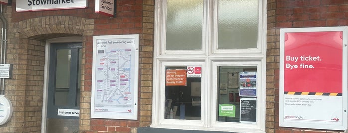 Stowmarket Railway Station (SMK) is one of On the move - railway stations.