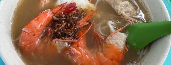 Big Prawn Noodle Dry Soup is one of Locais salvos de Yongsuk.