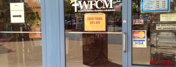 WFCM Thrift Store is one of DC shops.