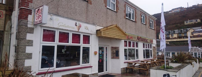 The Atlantic Cafe Bar is one of Cornwall.