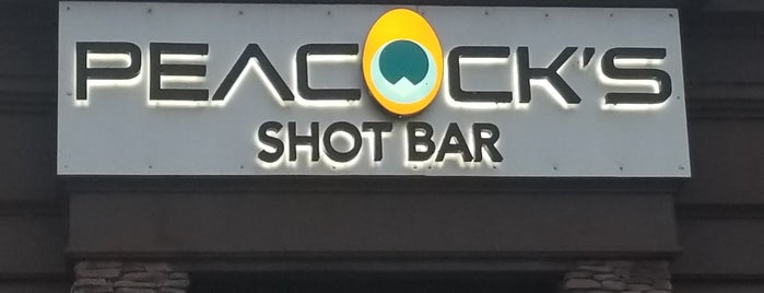 Peacock's Shot Bar is one of The New 17th Street Entertainment District.