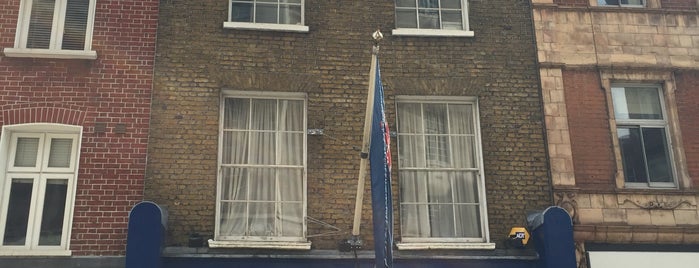 Falkland Islands Government Office is one of Tired of London, Tired of Life (Jul-Dec).