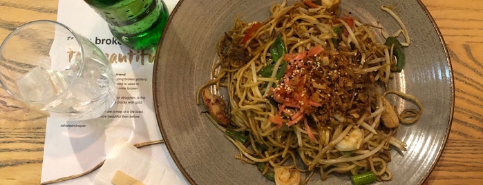 wagamama is one of London - Food.