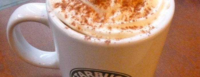 Starbucks is one of Kevin 님이 좋아한 장소.