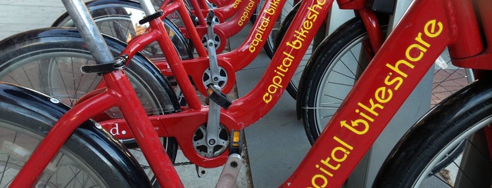 Capital Bikeshare - 14th & V St NW is one of CaBi.