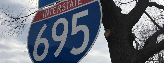 I-695 (Southeast Freeway) is one of Baltimore/Washington area highways and crossings.