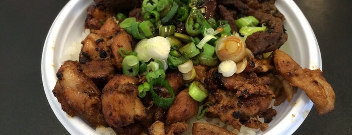 The Flame Broiler is one of Lora's spots.