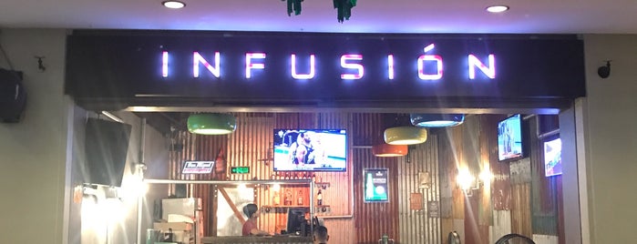 Infusión Bar and Grill is one of Lugares guardados de 𝐦𝐫𝐯𝐧.