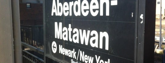 NJT - Aberdeen-Matawan Station (NJCL) is one of Locais salvos de Jason.