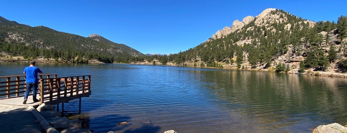 Lily Lake is one of Estes.