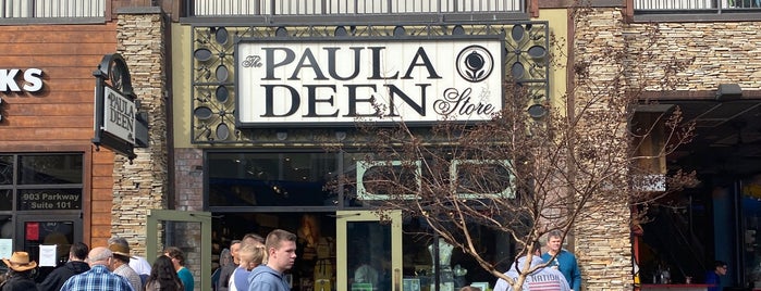 paula deen store is one of Gatlinburg.