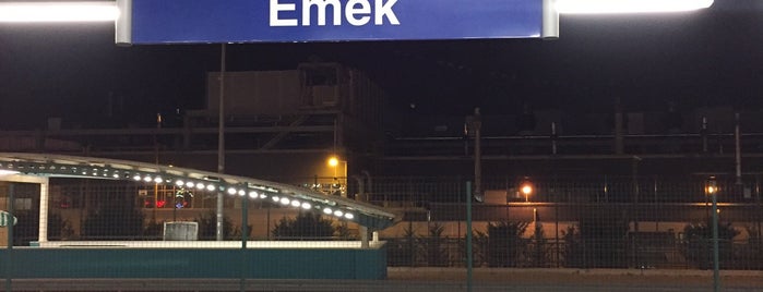 Emek Metro İstasyonu is one of M1 Emek - Kestel Metro Hattı.