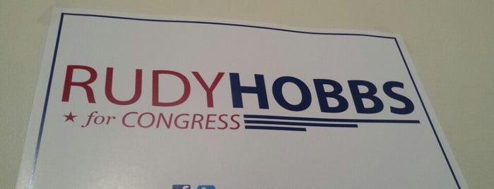 Rudy Hobbs For Congress is one of Orte, die 🌸Kiesha gefallen.