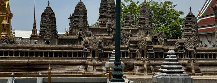 Model of Angkor Wat is one of Trips / Thailand.