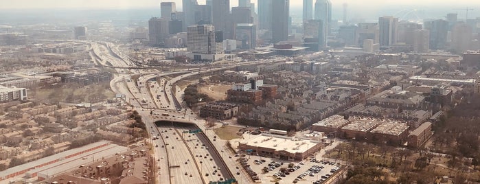 The Tower at Cityplace is one of Dallas Landmarks.