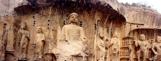 Longmen Grottoes is one of UNESCO World Heritage Sites in China.