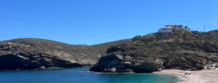 Vitali Beach is one of andros.