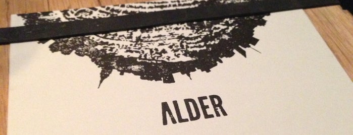 Alder is one of NYC- My Restaurant Recs.