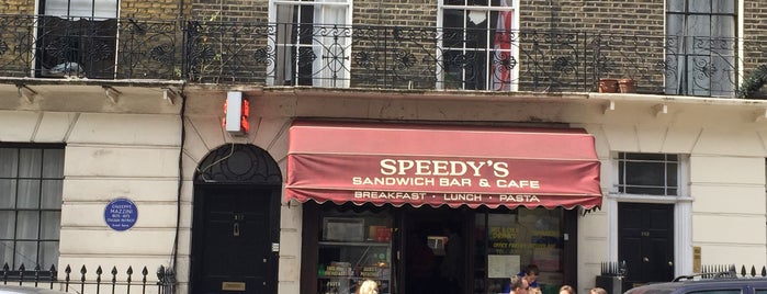 Speedy's Cafe is one of Lieux qui ont plu à Bea.