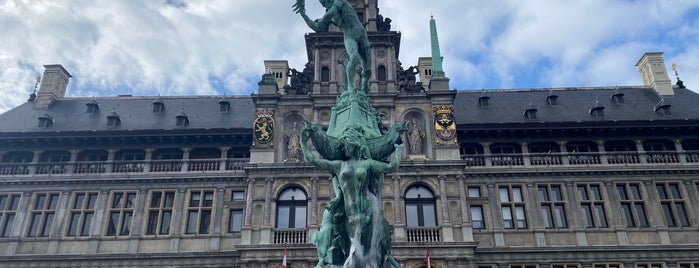 Stadhuis Antwerpen is one of Belgian World Heritage Site (UNESCO).